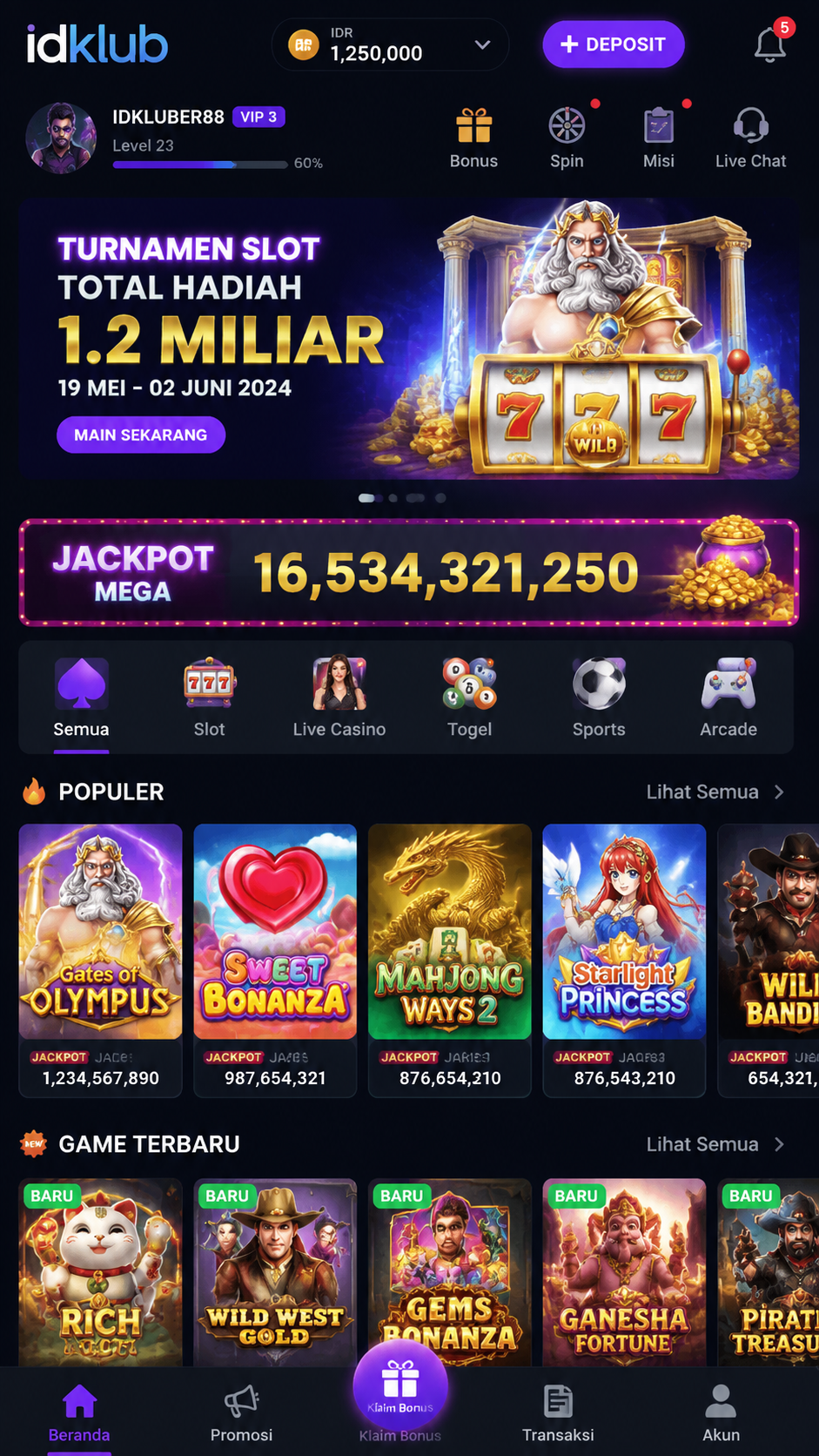 Screenshot 1 idklub
